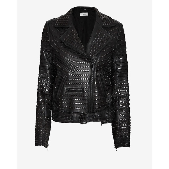 ALC Blake Leather Studded Motorcycle Jacket